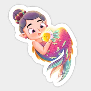 Cutie Mermaid Sticker